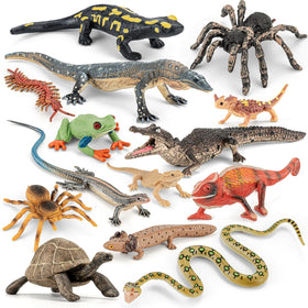 THINKBAY Axolotl figurine for immersive diorama play and nature exploration