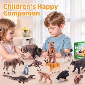 ThinkBay bald eagle figurine inspires uplifting nature play and display.