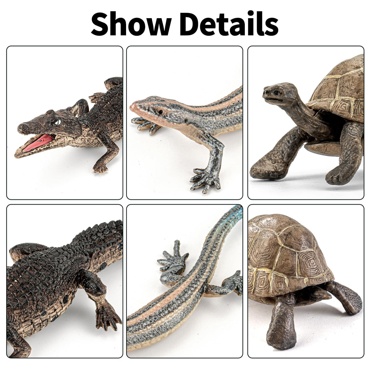 THINKBAY Chameleon figurine brings vibrant, lifelike detail to imaginative play