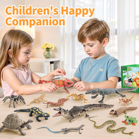 THINKBAY Crocodile figurine creates dramatic rainforest habitat scenes