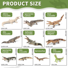 ThinkBay alligator figurine perfect as cake topper and decor
