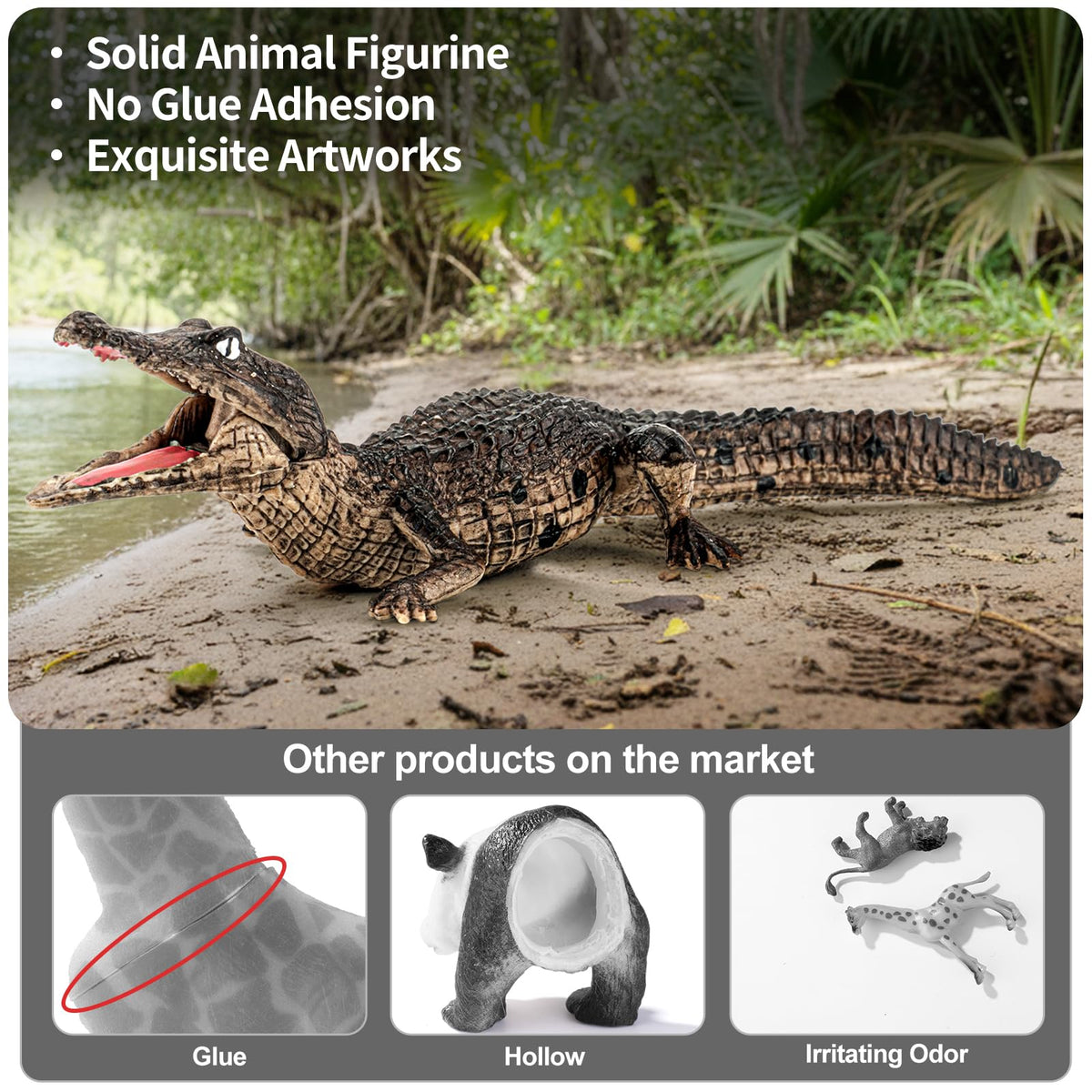 THINKBAY Fire Salamander figurine offers tactile realism for educational displays