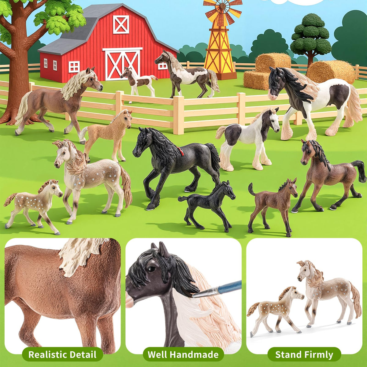 THINKBAY horse cake toppers add charm to birthdays and celebrations.