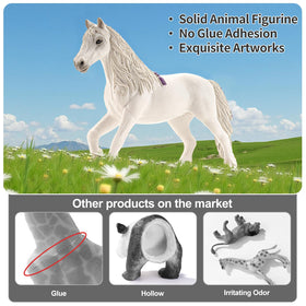 THINKBAY kid-friendly horse toys foster creative play and party decoration