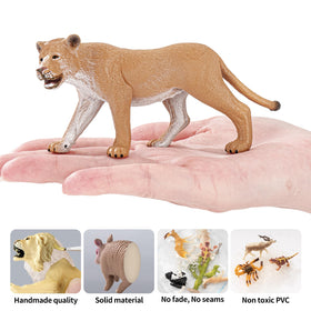 THINKBAY cubs figures ideal for storytelling and pretend safari