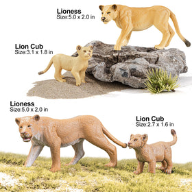 THINKBAY female lion figure with realistic features for nurturing play