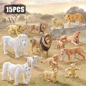 THINKBAY lion figures suitable as birthday gifts or cake toppers