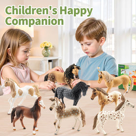THINKBAY pinto mare figurine enhances creative play sessions.