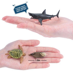 THINKBAY sea ray figures brighten crafts and classroom displays.
