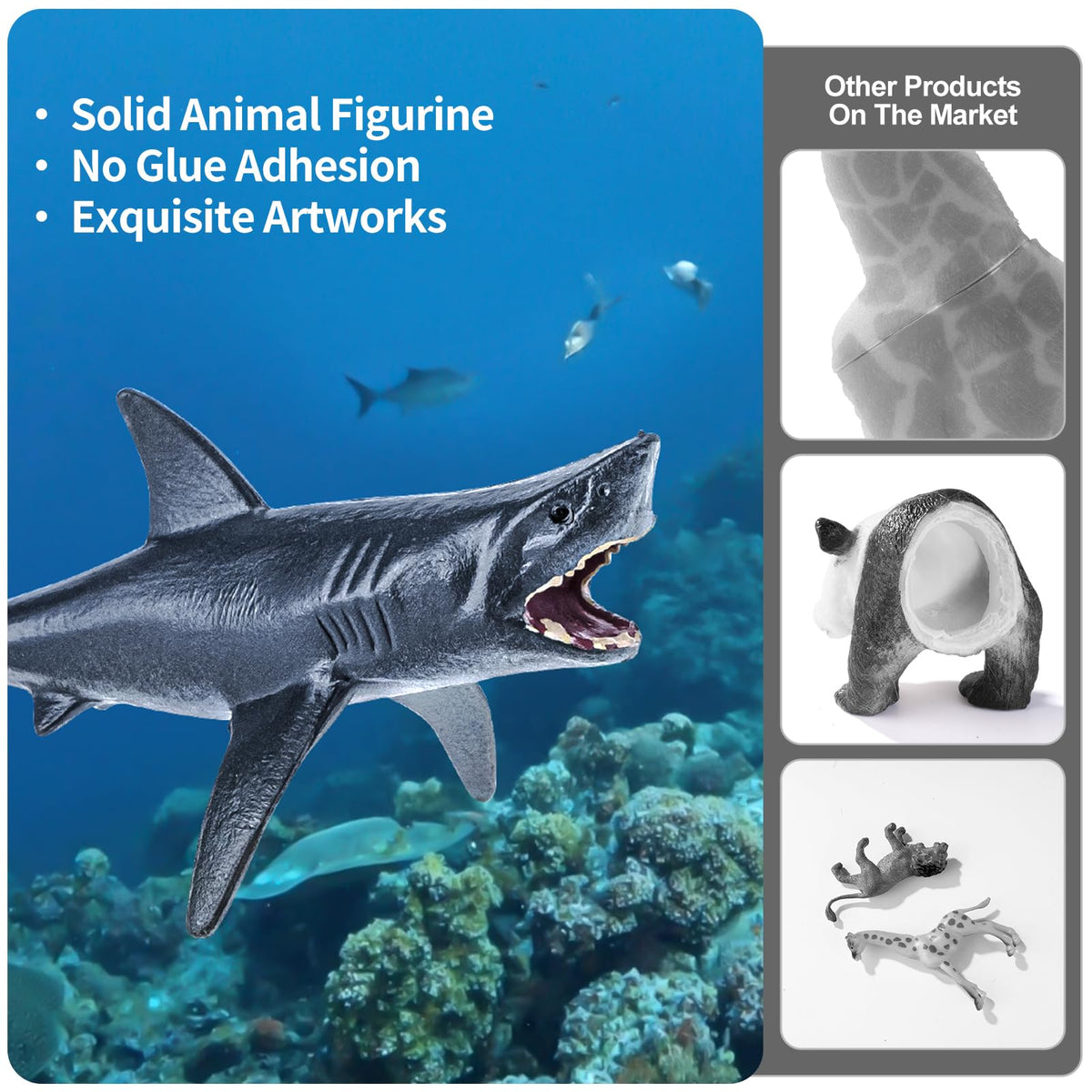 THINKBAY turtle group toy supports pretend reef exploration and learning.