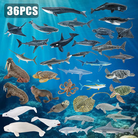THINKBAY whale collection sea animal toy with lifelike shapes fosters storytelling.