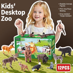 ThinkBay squirrel figurine supports energetic woodland pretend play and learning.