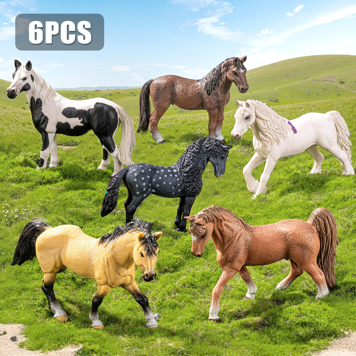 THINKBAY Tennessee Walking Mare figurine enhances storytelling and pretend play
