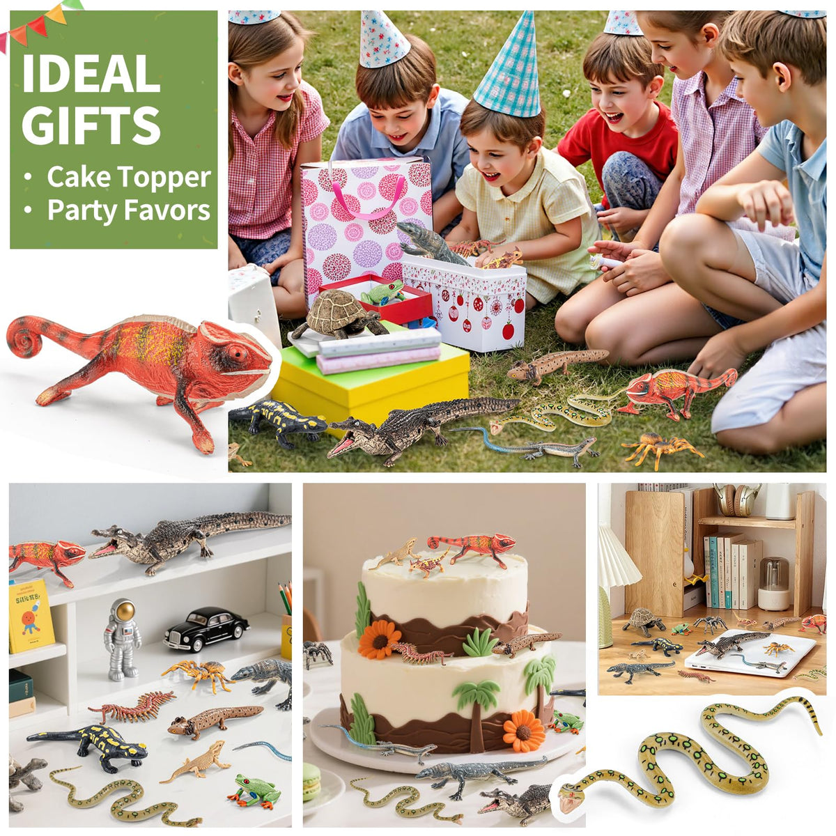 THINKBAY Tree Frog figurine brightens dioramas and classroom setups
