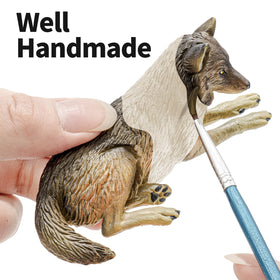 THINKBAY wolf figurines: durable plastic, safe for kids during hours of play