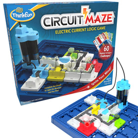 ThinkFun Circuit Maze grid and pieces for hands-on circuitry challenges