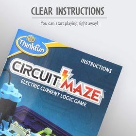 ThinkFun Circuit Maze instruction manual guiding clear, fast learning