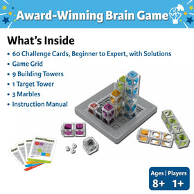 ThinkFun Gravity Maze build and play encourages collaboration and turn-taking.