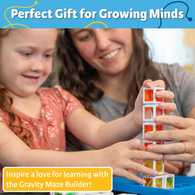ThinkFun Gravity Maze Builder durable materials ensure long-lasting play sessions.