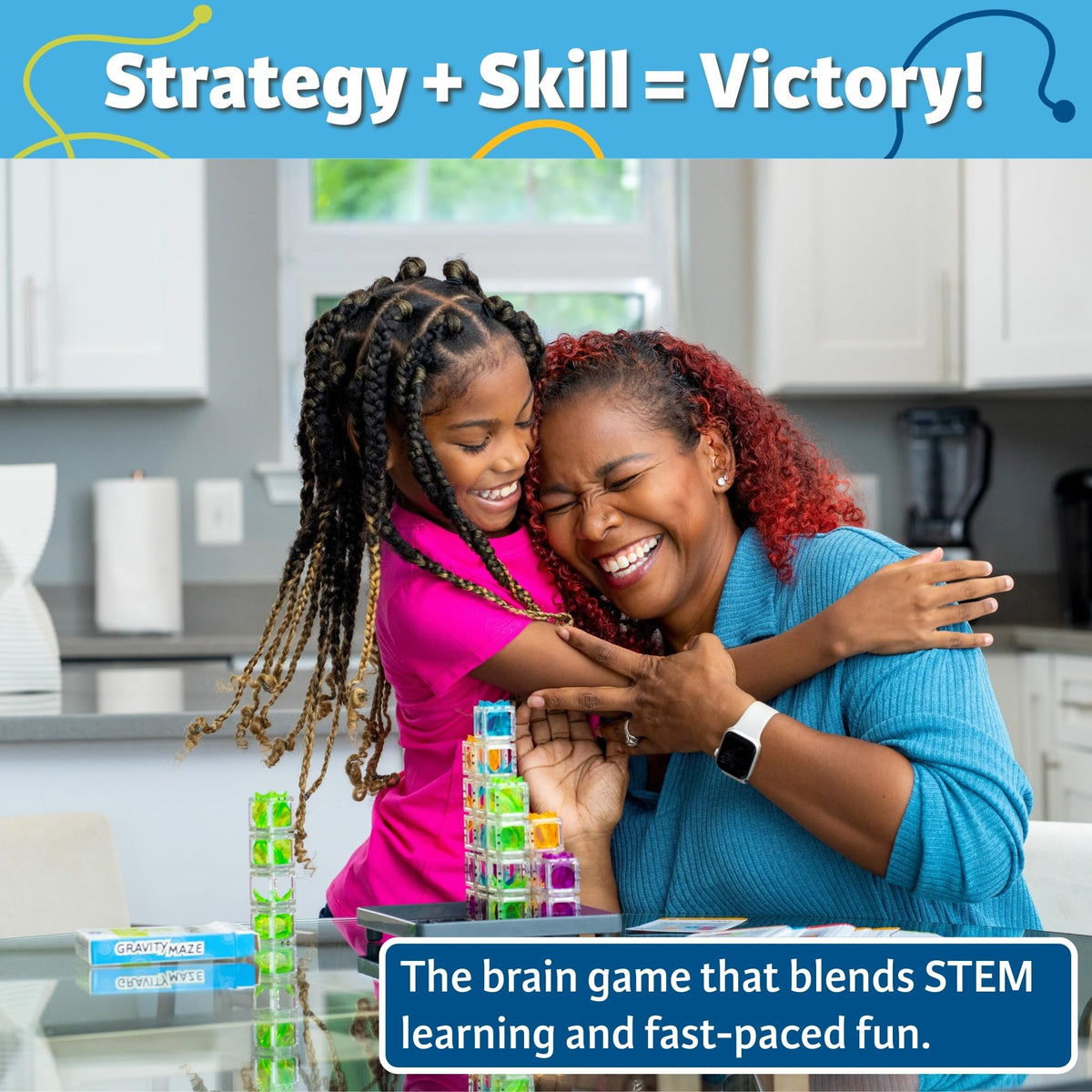 ThinkFun Gravity Maze marble path design boosts spatial reasoning during assembly.