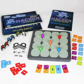 ThinkFun Hacker challenge booklet showcases escalating cybersecurity coding tasks for growing skills