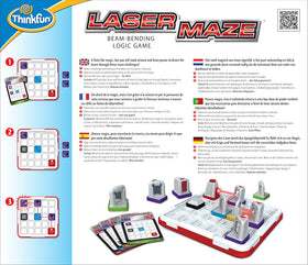 ThinkFun Laser Maze 60 challenges cards offer scalable difficulty for progressive problem-solving.