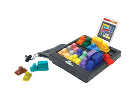 ThinkFun Rush Hour showing 40 challenge cards for progressive puzzles.