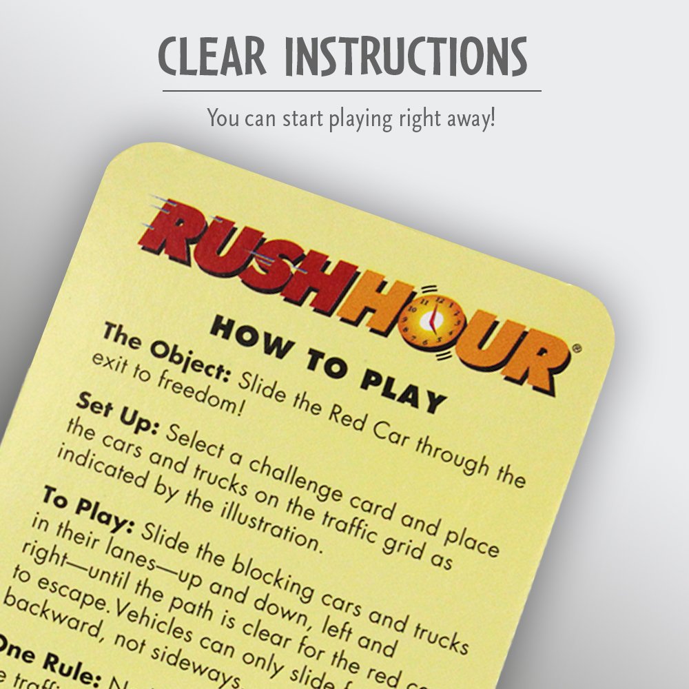 ThinkFun Rush Hour game-go bag keeps pieces together for travel.