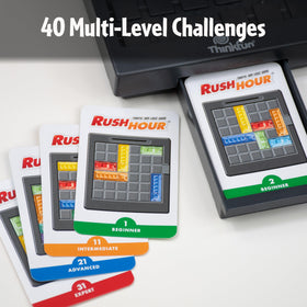 ThinkFun Rush Hour kids playing demonstrates collaborative logic and patience in action