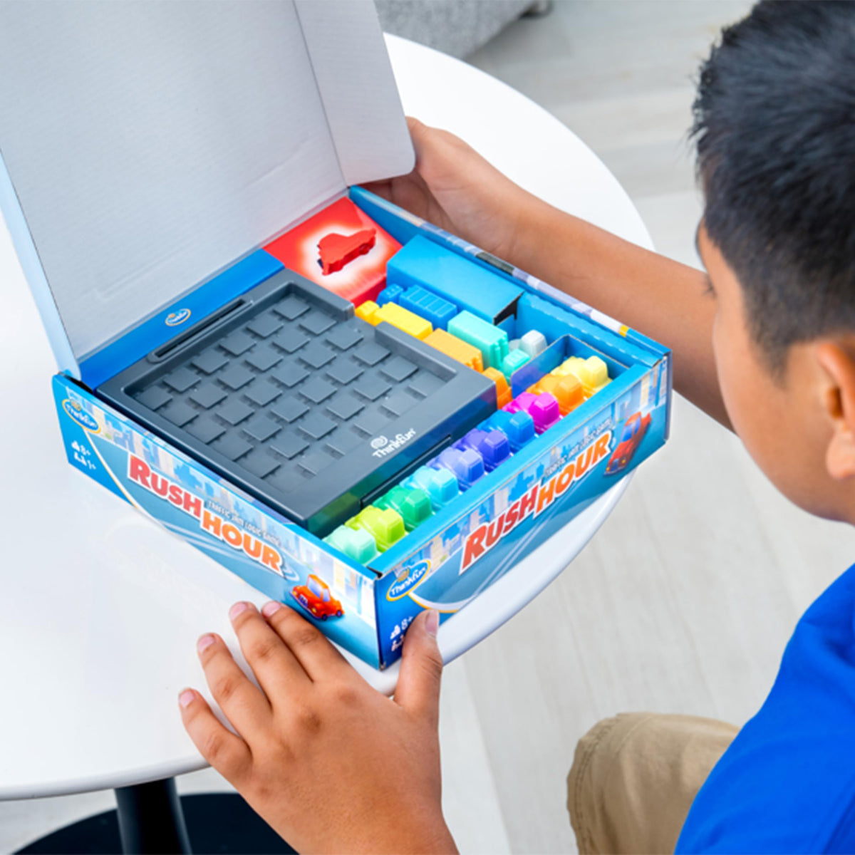 ThinkFun Rush Hour packaging reveal highlights accessible challenges for ages 8 and up