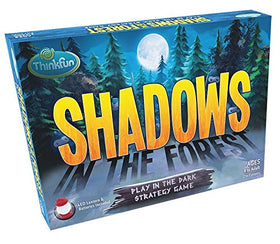 ThinkFun Shadows In The Forest hidden places provide secret hiding spots for clues.