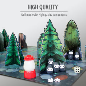 ThinkFun Shadows In The Forest instruction manual guides quick setup and play.