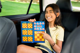 ThinkFun Solitaire Chess Magnetic Travel Puzzle with travel case for trips.
