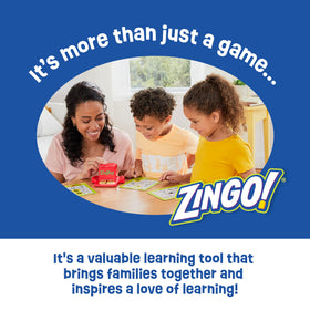 ThinkFun Zingo instruction manual highlighting simple setup and clear rules