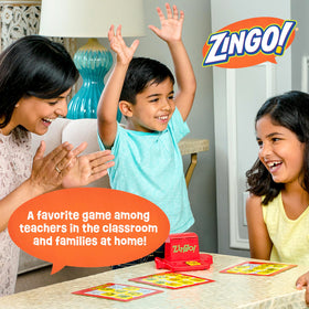 ThinkFun Zingo Word Builder play area supports collaborative learning.