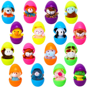 ThinkMax Easter eggs with soft plastic shells for safe, reusable fun