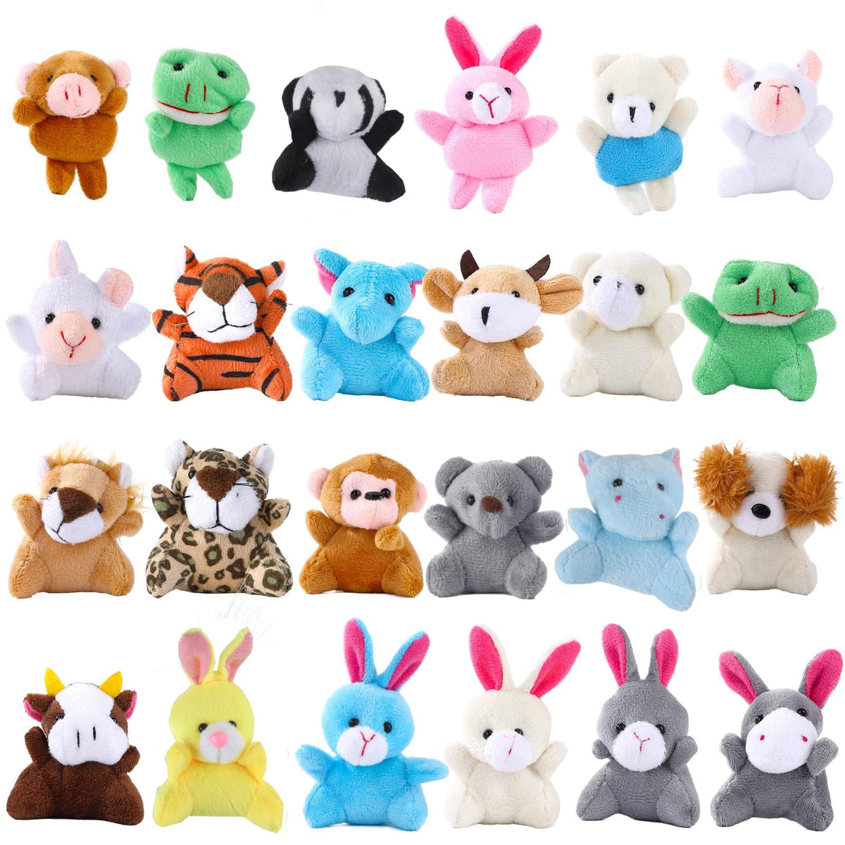 ThinkMax eggs show a variety of plush animal characters for storytelling.