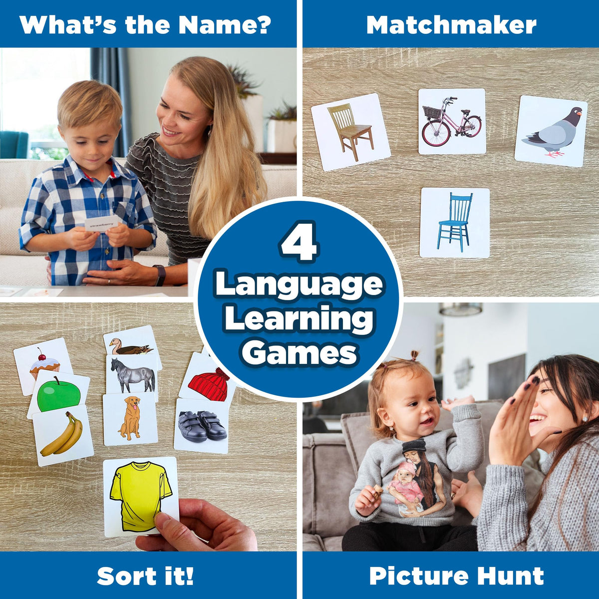 ThinkPsych First Nouns Picture Play Cards routines: supports sequencing and daily communication