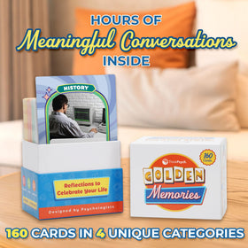 ThinkPsych Golden Memories durable box keeping prompts organized