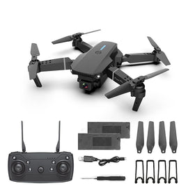 THOAML E88 foldable drone shown compact for travel and quick setup.