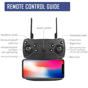 THOAML E88 remote control enables stable, intuitive drone operation.