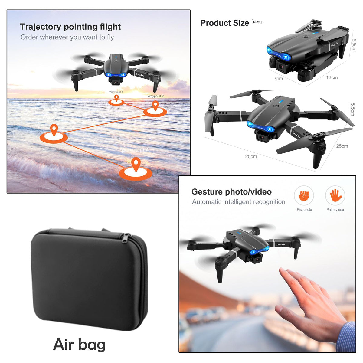 THOAML FPV drone package includes essential accessories for immediate setup.