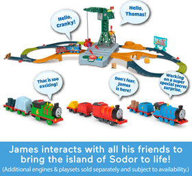 Thomas & Friends James on-track scene sparks storytelling and railway roleplay.