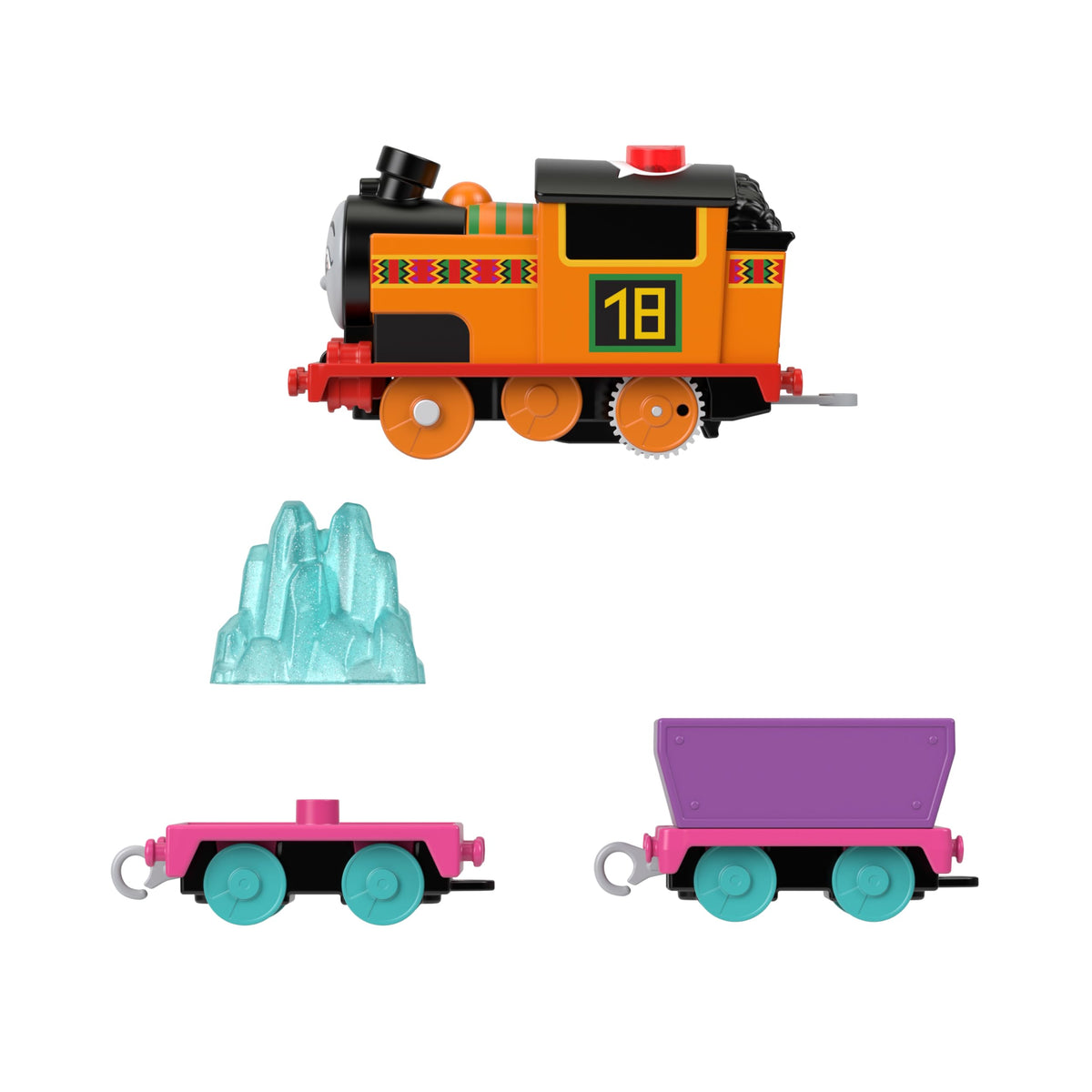 Thomas & Friends Nia top-button action activates sounds and phrases