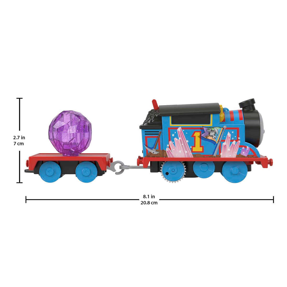 Thomas & Friends eight feet of track laid out for expansive adventures.