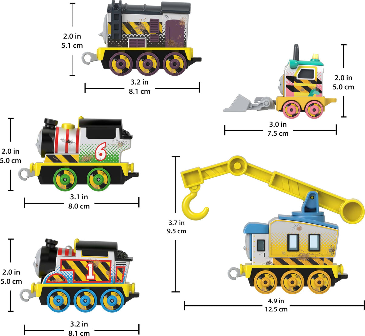 Thomas & Friends Diesel push-along engine adds construction-themed play and coordination.