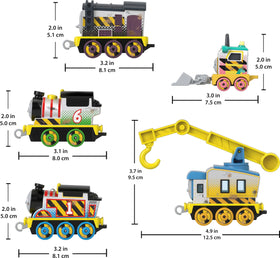 Thomas & Friends Diesel push-along engine adds construction-themed play and coordination.