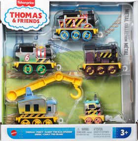 Thomas & Friends Construction Crew pack expands pretend play with multiple vehicles.