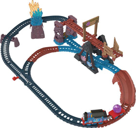 Thomas & Friends Crystal Caves Adventure train set in action, great for imaginative play.