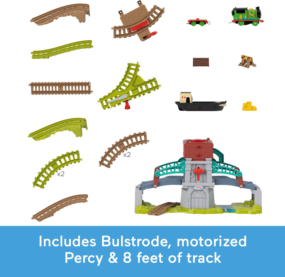 Thomas & Friends eight feet of track expands play space for connectivity